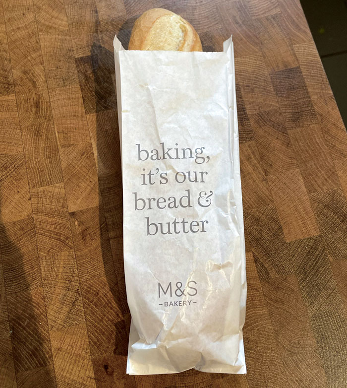 Why Do Baguettes Always Have The Top On The Show? Makes The End Go Hard And Dry