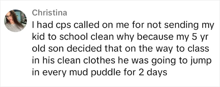 Mom Defends Decision To Send Kid To School In Clean But Stained Clothing, Splits The Internet Mom Defends Decision To Send Kid To School In Clean But Stained Clothing, Splits The Internet