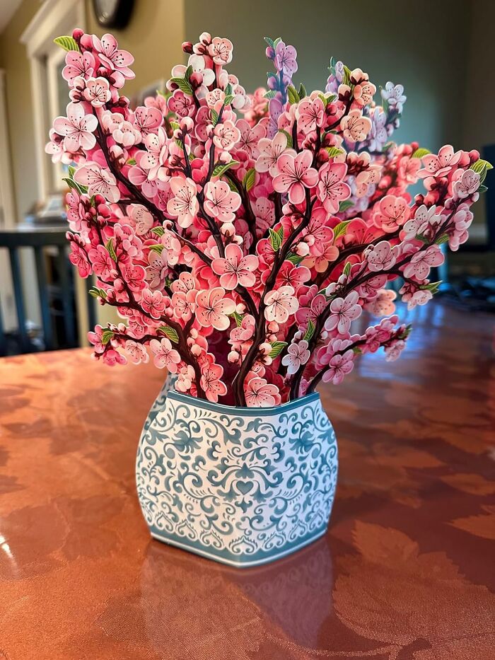 Send Love With A Flower Bouquet 3D Popup Greeting Card 