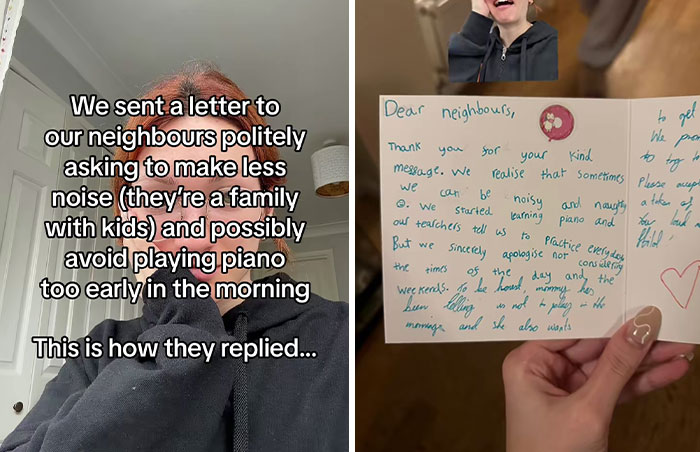 People Complain About Piano Noises From Neighbors, Regret The Complaint After Sincere Apology