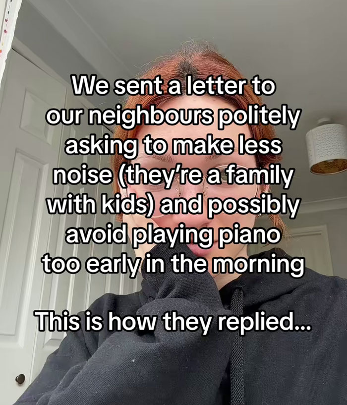 People Complain About Piano Noises From Neighbors, Regret The Complaint After Sincere Apology People Complain About Piano Noises From Neighbors, Regret The Complaint After Sincere Apology