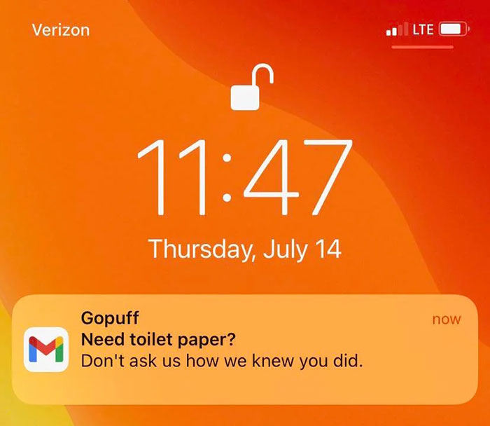 Got This Email While On The Toilet. Super Creepy