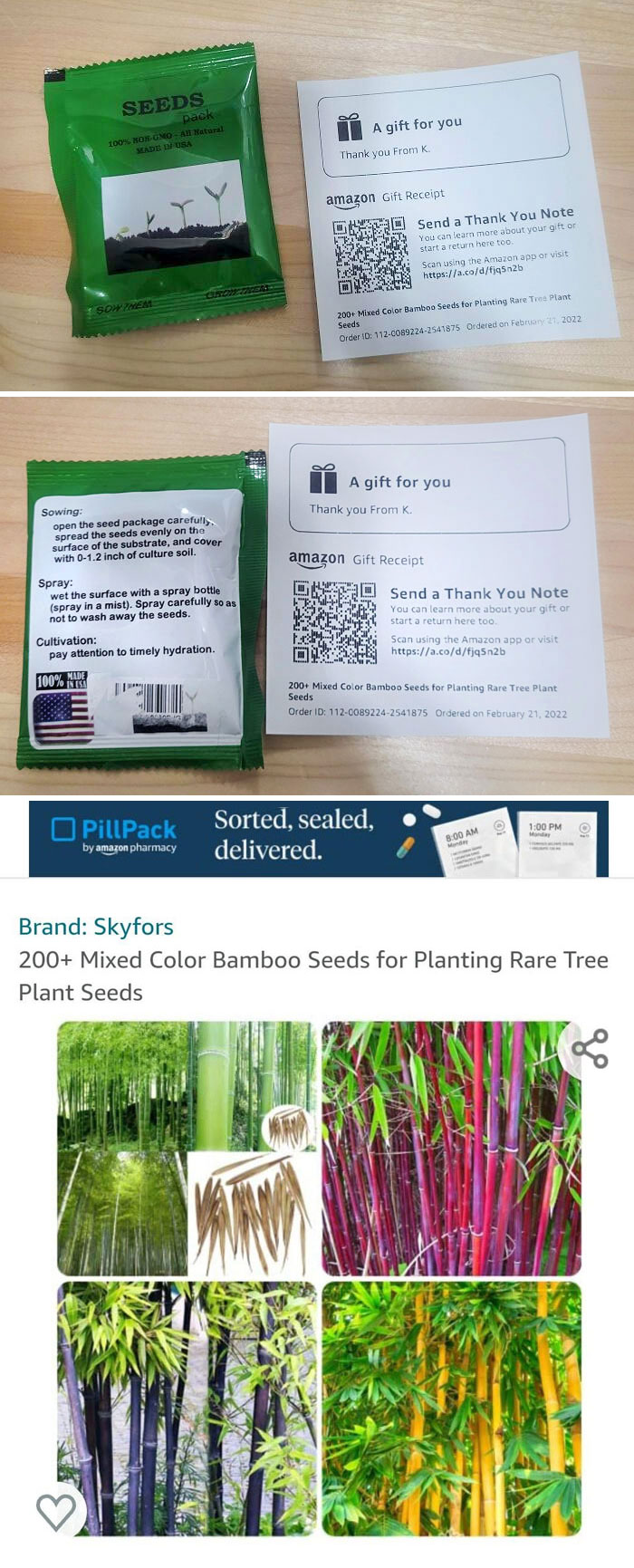 I've Received A Strange Amazon Gift Package