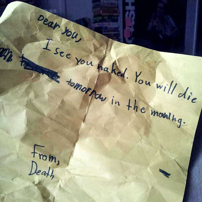 My Friend Just Received This On Her Door Step