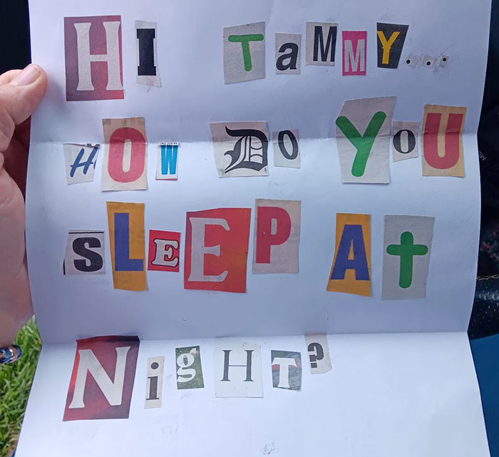 Letter In The Mail My Mom Received Today