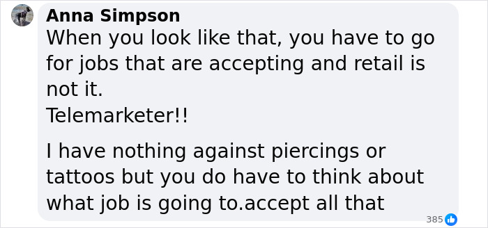 &ldquo;Gonna Use This For My Younger Clients As A Lesson&rdquo;: People Give Tattooed Woman A Reality Check