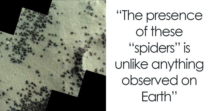 Mars Covered In Hundreds Of “Spiders” In Horrifying New Satellite Footage