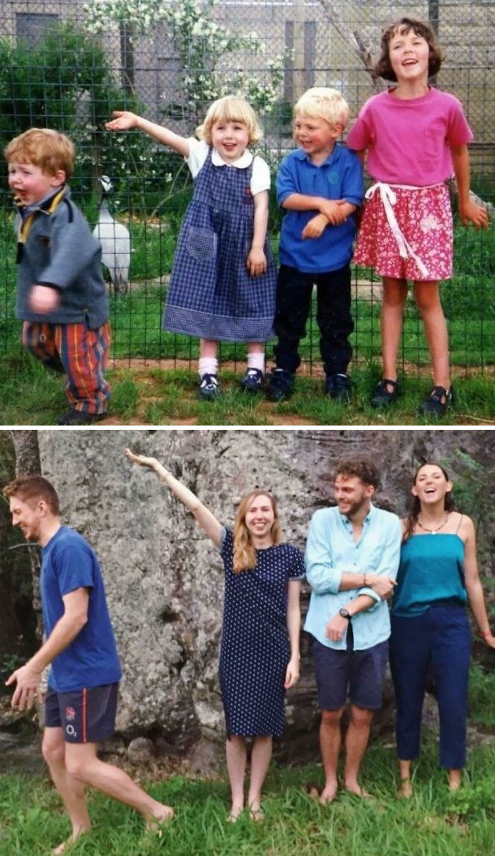 My Family’s Favorite Picture. Twenty Years In Between, And We Still Bully The Little One