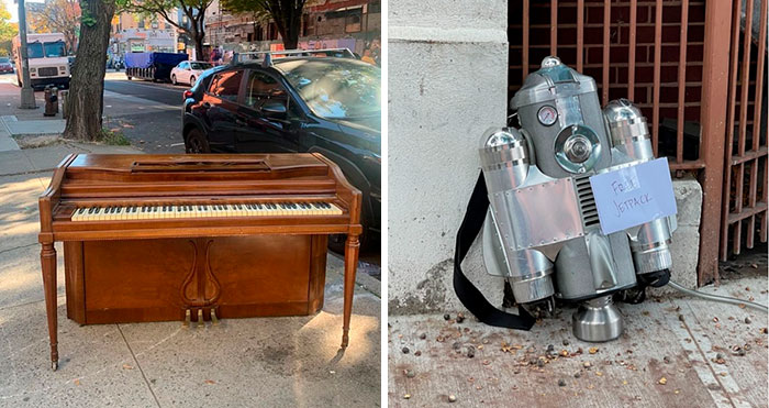 ‘Stooping NYC’: 30 Times People Left Treasures For Others To Find On The Curb (New Pics)