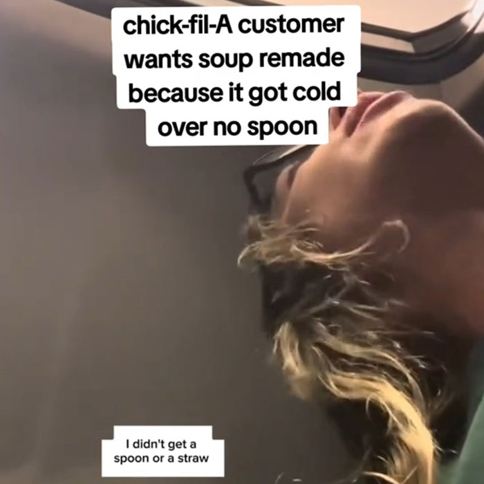 Woman Secretly Marks Soup Container To Catch Chick-fil-A Workers In Bizarre &ldquo;Karen&rdquo; Video