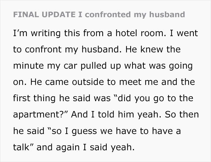 Woman Sees An Email On Her Husband’s iPad About An Apartment They Don’t Have, Drama Ensues - 25