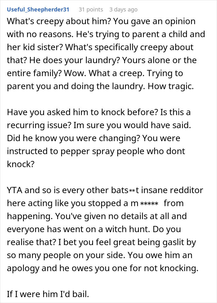 Mom’s New Boyfriend Crosses The Line, Gets Pepper-Sprayed By Teen He Walked In On Mom’s New Boyfriend Crosses The Line, Gets Pepper-Sprayed By Teen He Walked In On