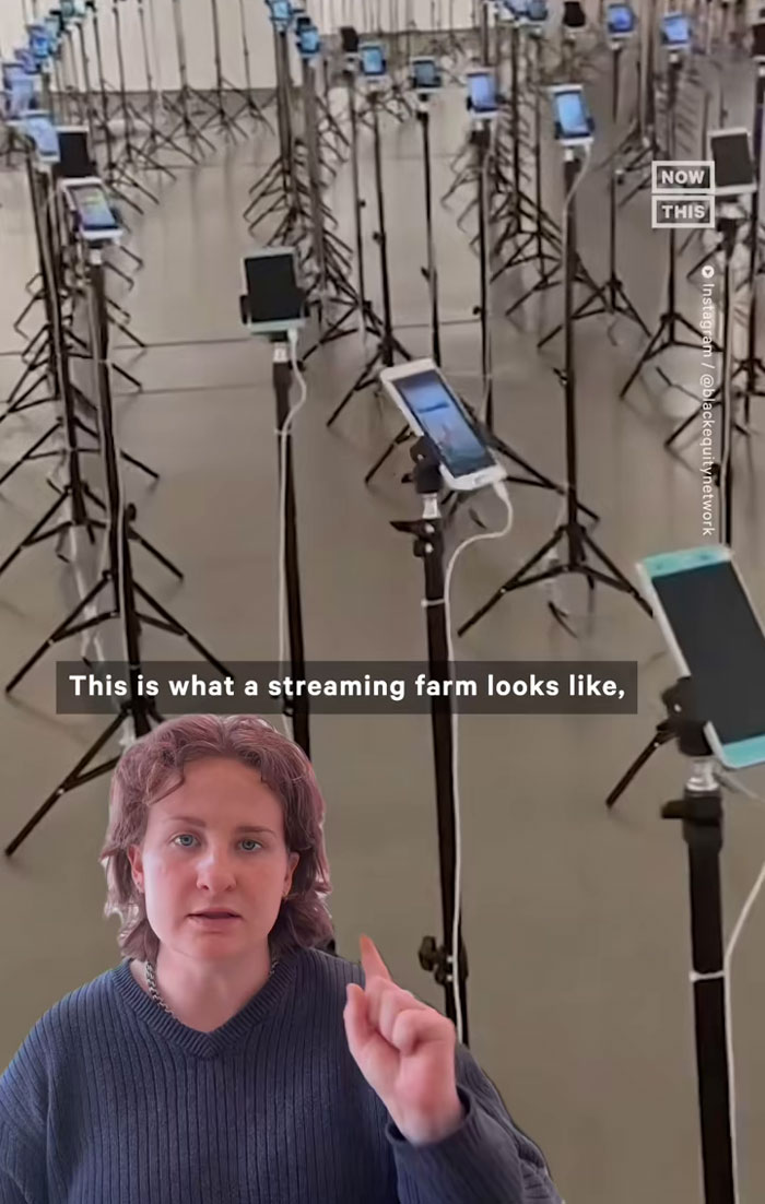 Woman Attempts To Explain How Streaming Farms Work, Goes Viral With 4.1M Views On TikTok - 1