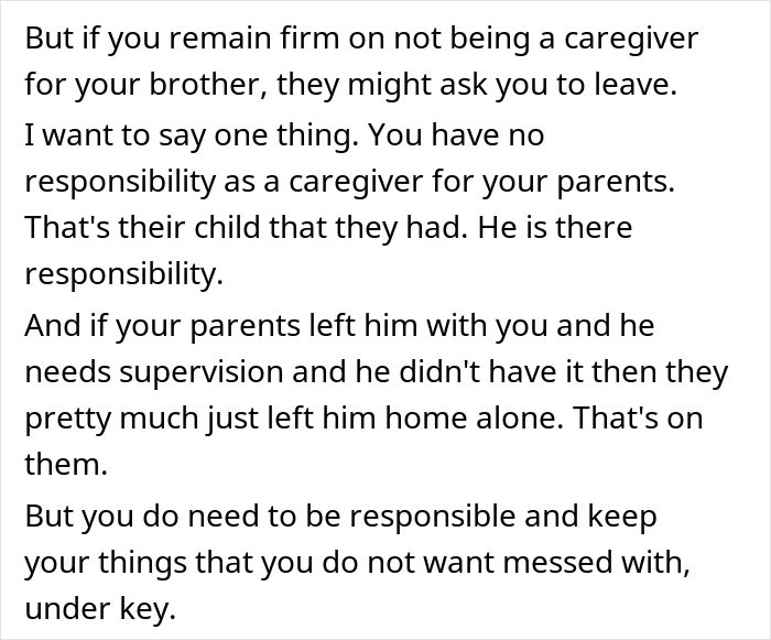Parents Blame Teen For Not Watching Her Autistic Brother Even Though She Said She Wouldn't - 14