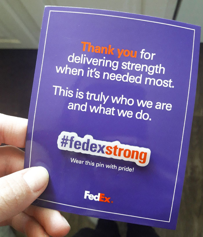 FedEx Showed Its Appreciation For Their Essential Employees With This And A $2 Pay Cut. Thanks, FedEx