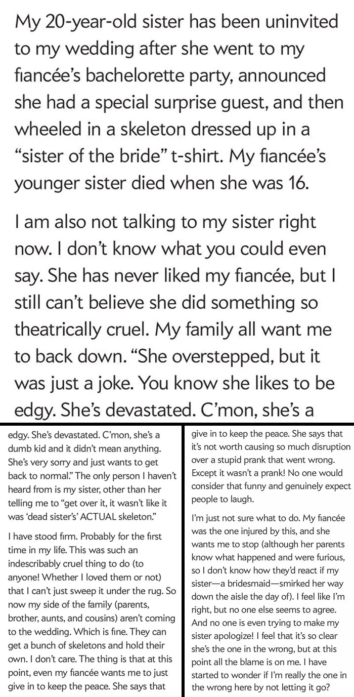 Bridesmaid / Sister-In-Law From Hell