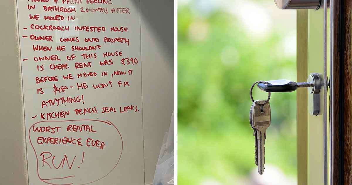 Couple Checking Out Rental Property Finds A Hidden Message From Previous Tenants, Heed The Warning