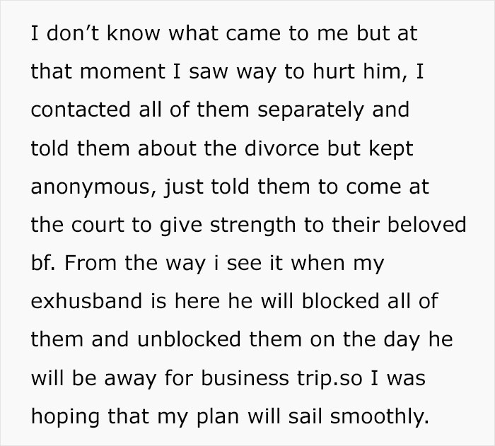 Woman Invites All 4 Of Husband's Mistresses To Their Divorce Trial, Drama Ensues Woman Invites All 4 Of Husband's Mistresses To Their Divorce Trial, Drama Ensues