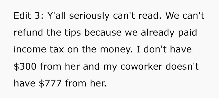 Woman Who Thought The Rapture Was About To Happen Dishes Out Huge Tips, Returns For A Refund - 19