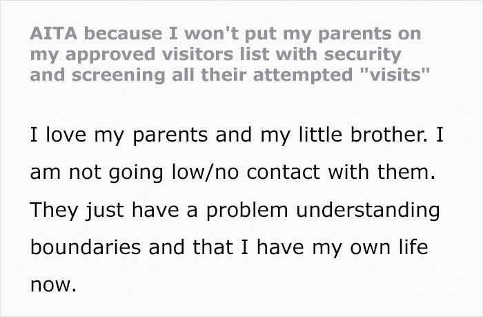 Parents Left Fuming When Child Stops Their Unannounced Visits By Moving To A Gated Community