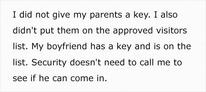 Parents Left Fuming When Child Stops Their Unannounced Visits By Moving To A Gated Community