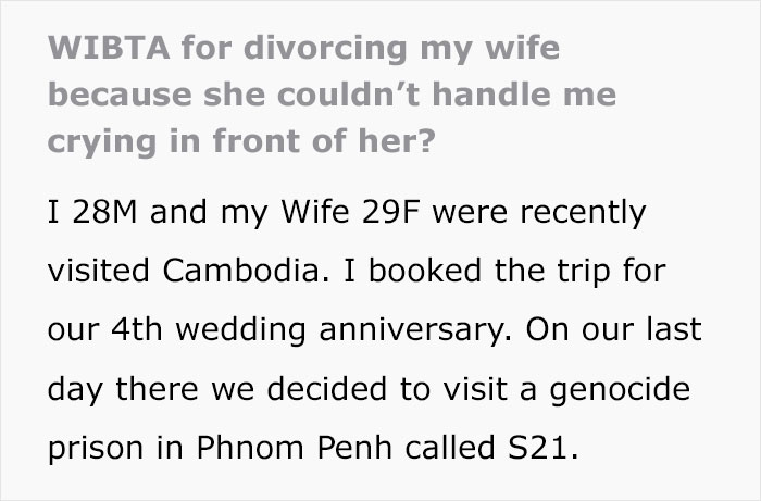 &ldquo;Didn&rsquo;t Know She Was Marrying A Woman&rdquo;: Devastating Excursion Makes Man Cry, Wife Left Weirded Out