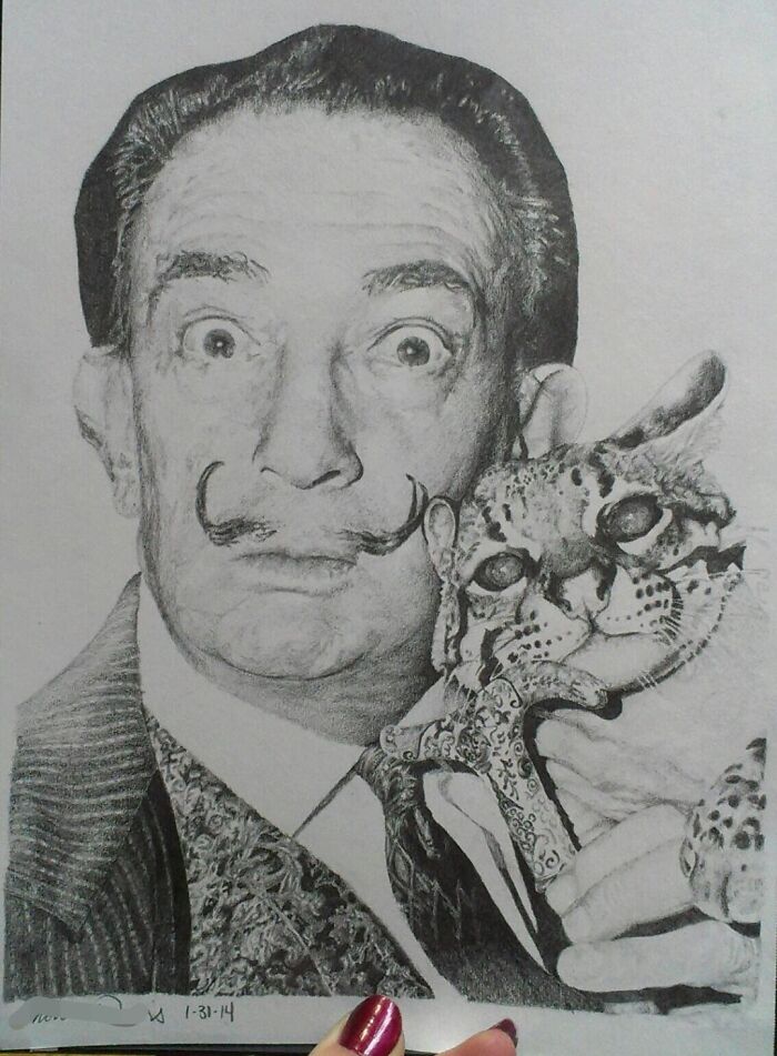Dali Portrait From 10 Years Ago