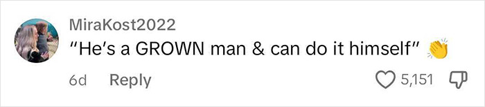 Woman Annoyed People Consider Doing Chores For Her Husband To Be Acts Of Kindness, Refuses To Do Them