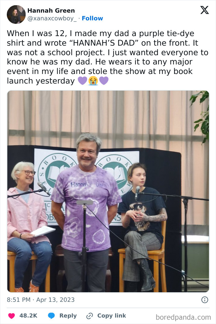 "He Even Wore It With A Suit To My High School Graduation"