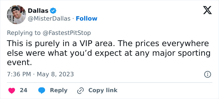 The Menus From Formula 1 Have Gone Viral For All The Wrong Reasons, Here&rsquo;s How People Reacted