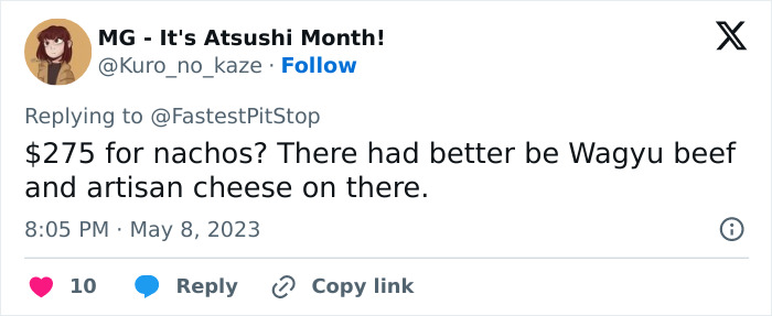 The Menus From Formula 1 Have Gone Viral For All The Wrong Reasons, Here&rsquo;s How People Reacted