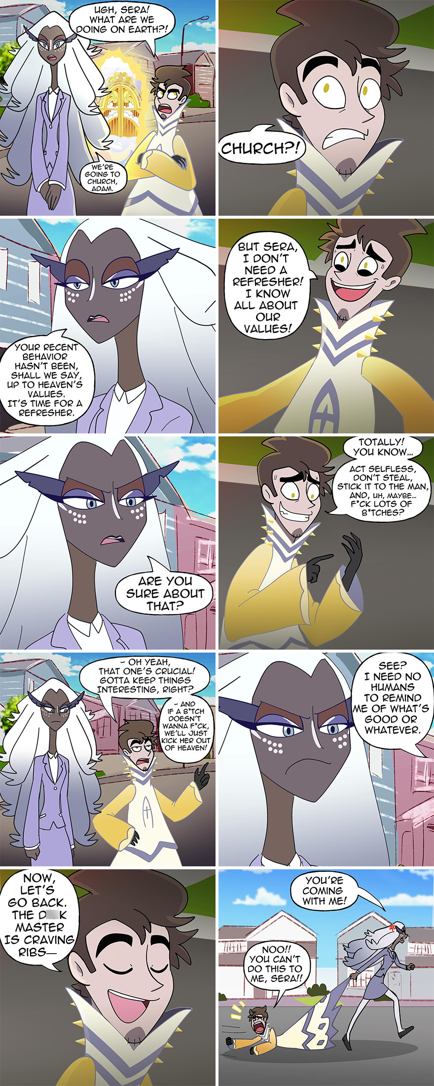 Hazbin Hotel: Sera And Adam Go To Earth!