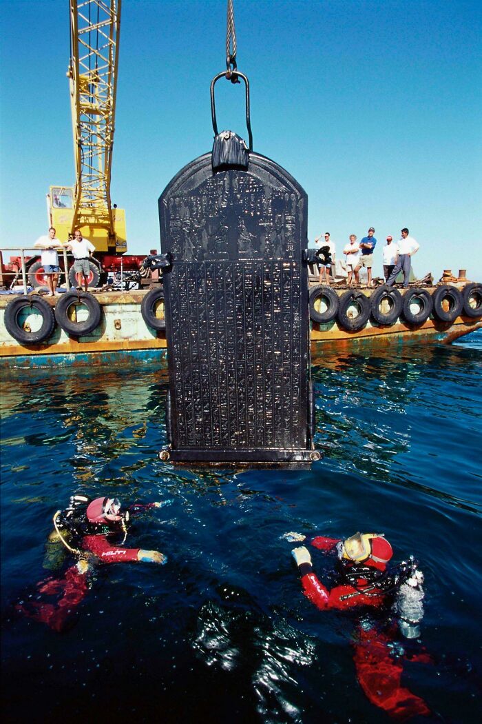 Thonis-Heracleion Was One Of Egypt's Greatest Ports, But It Slowly Submerged Into The Sea From C.100 Bce-800 Ce