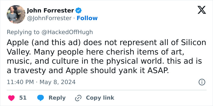 People Fume Over Apple&rsquo;s New iPad Pro Advertising Campaign, And Hugh Grant Is Among Them