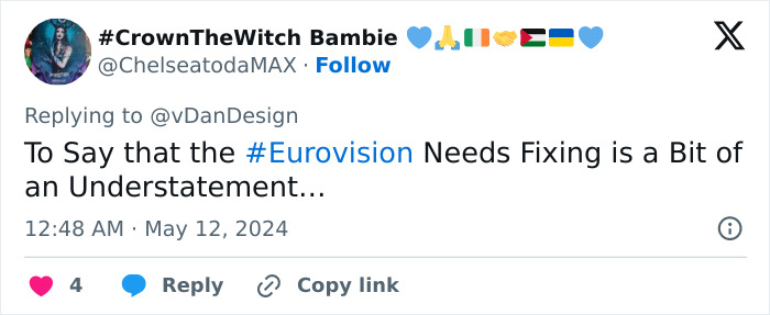 Eurovision Winner Slams Organizers Over “Unbelievable Double Standards” Eurovision Winner Slams Organizers Over “Unbelievable Double Standards”