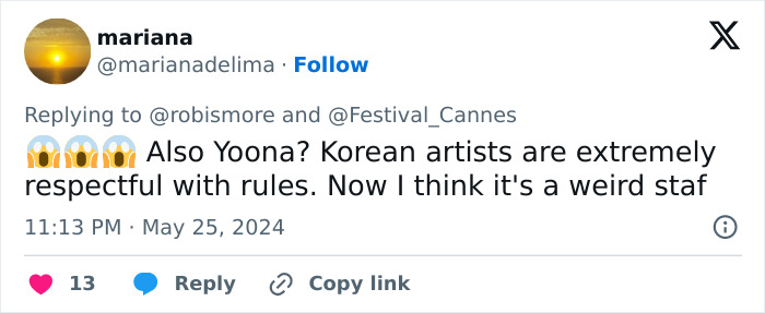 &ldquo;Racism Much?&rdquo;: Three Strikes For Cannes Security Guard After She Interrupts Korean Actress Yoona