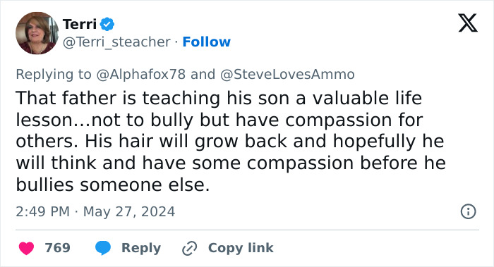 After Bullying His Schoolmate With Cancer, Boy Gets “Haircut Shamed” And Sent Into A Frenzy After Bullying His Schoolmate With Cancer, Boy Gets “Haircut Shamed” And Sent Into A Frenzy