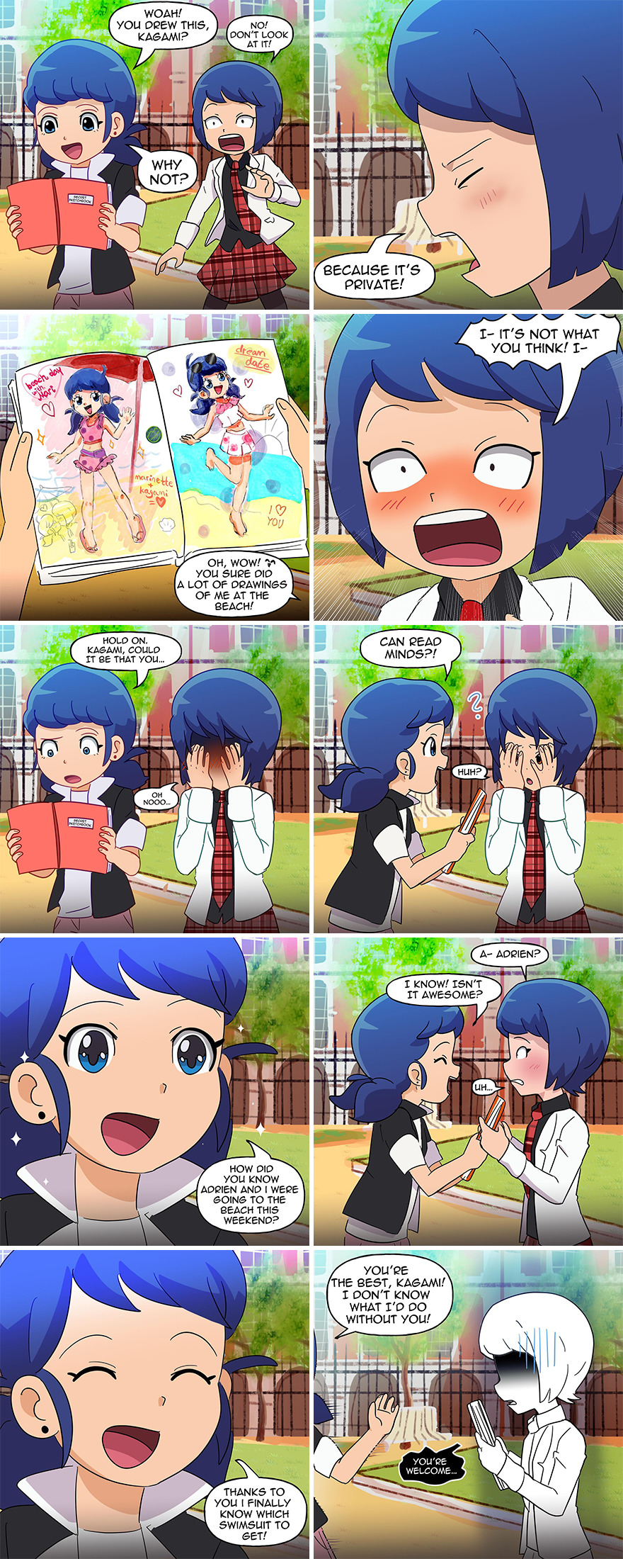 Miraculous Ladybug: Kagami’s Secret Sketchbook