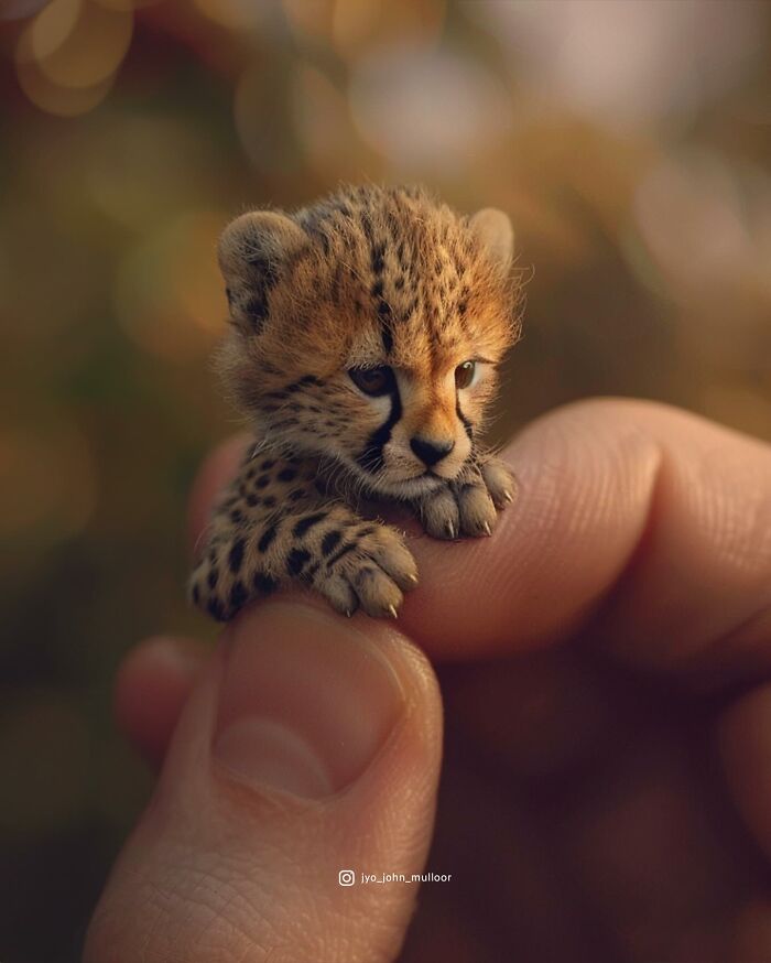 20 New Images By Jyo John Mulloor Featuring Tiny Versions Of Wild Animals And They Might Melt Your Heart