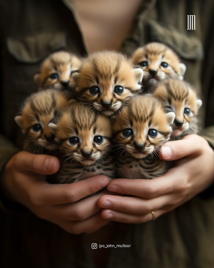 20 New Images By Jyo John Mulloor Featuring Tiny Versions Of Wild Animals And They Might Melt Your Heart