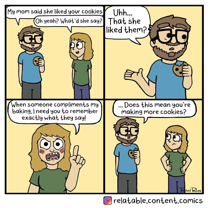 23 Adorable Comics About Life With 4 Cats And A Boyfriend, By Rebecca Rose Comics