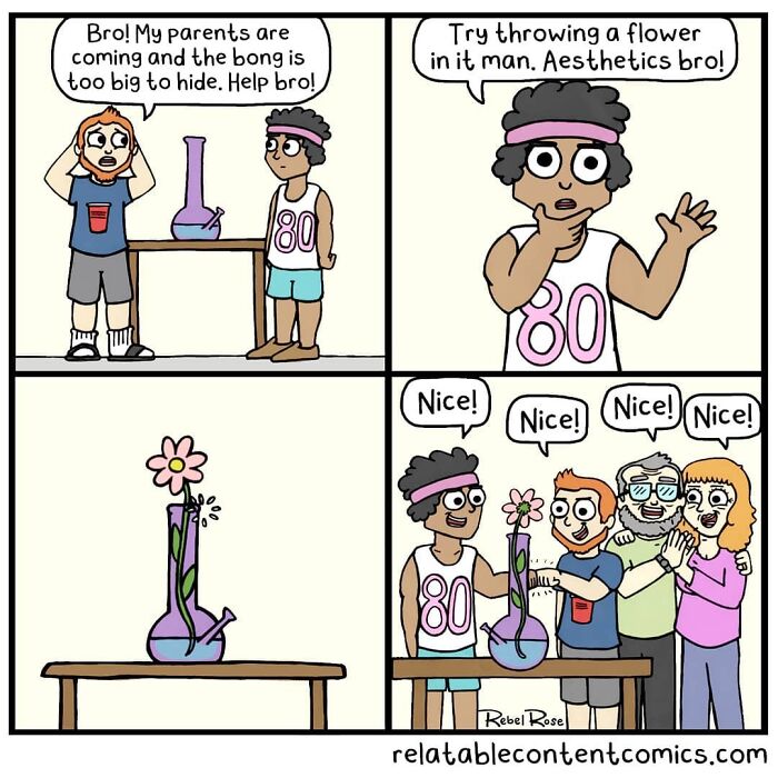 23 Adorable Comics About Life With 4 Cats And A Boyfriend, By Rebecca Rose Comics