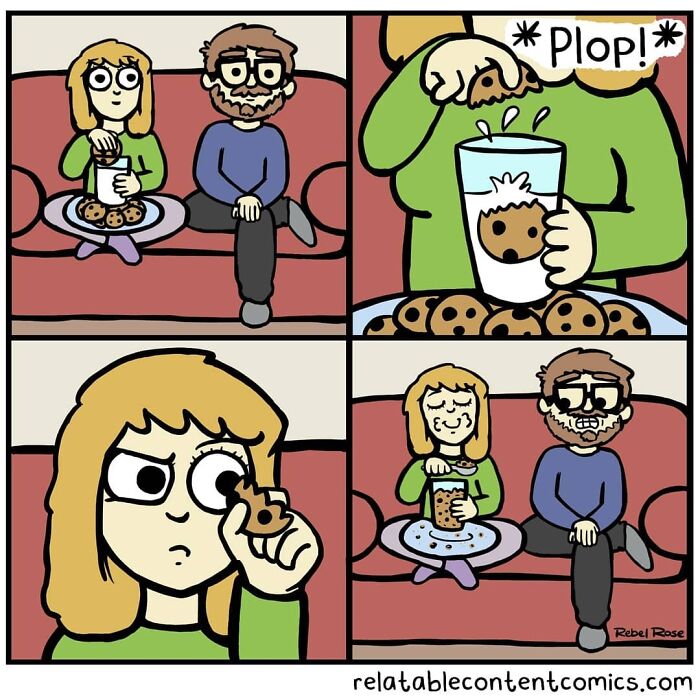 23 Adorable Comics About Life With 4 Cats And A Boyfriend, By Rebecca Rose Comics