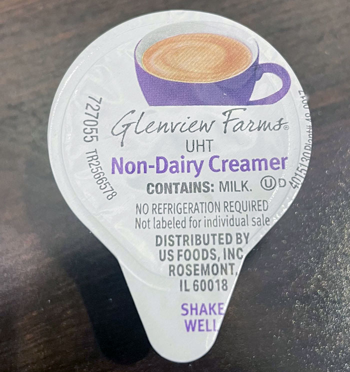 Non-Dairy But Contains "Milk"