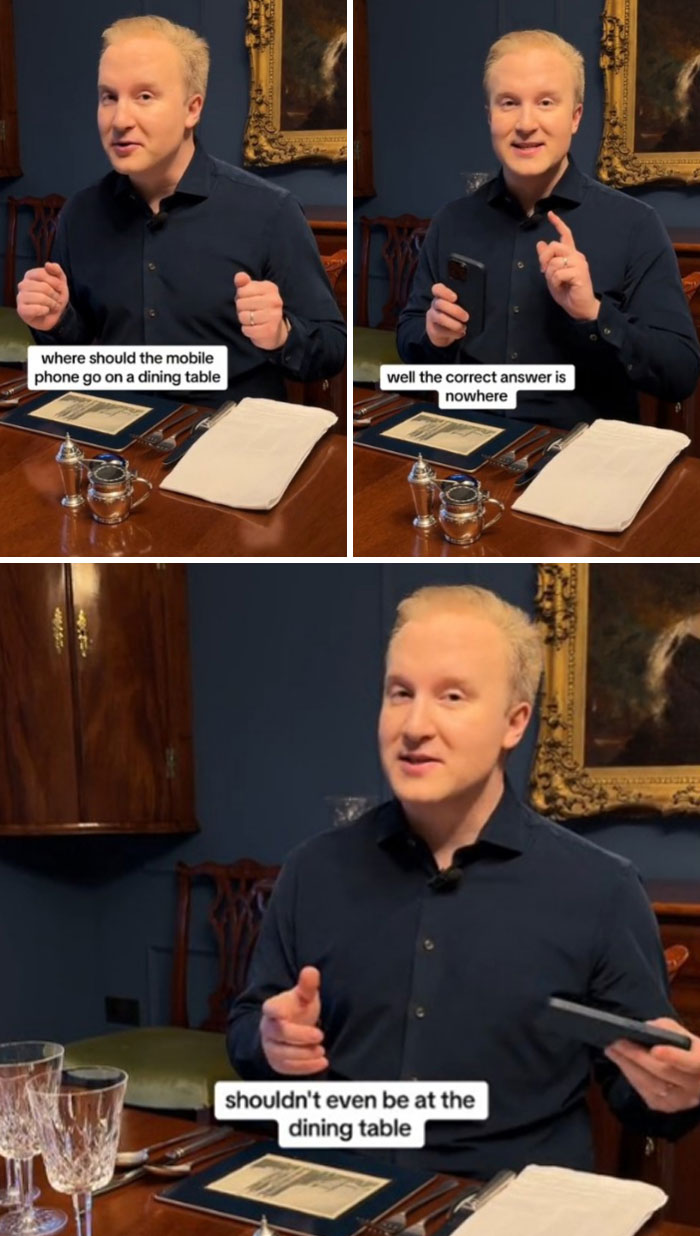 Keep It Off The Table - Even If It Does Require A Heavy Tuck