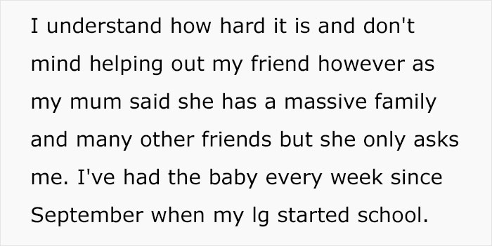 Woman Asks The Internet If She’s Being Used As A Free Babysitter, Gets A Harsh Reality Check Woman Asks The Internet If She’s Being Used As A Free Babysitter, Gets A Harsh Reality Check