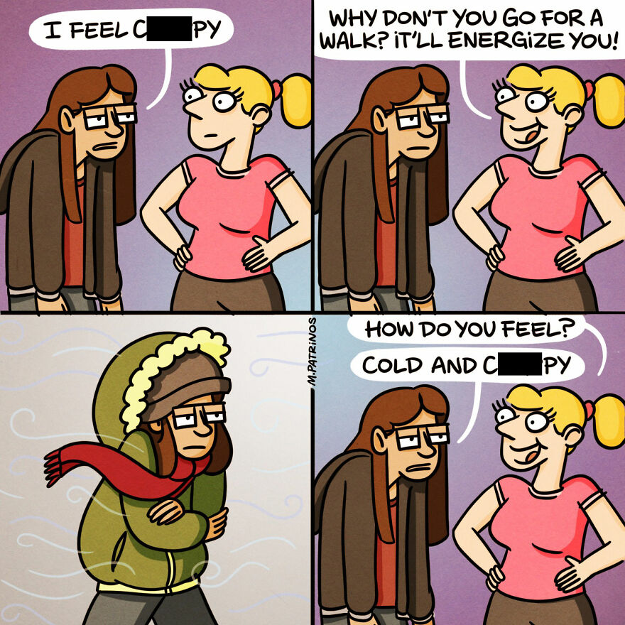 Dive Into Laughter: Maritsa Patrinos' Hilarious Comic Series To Brighten Your Day (24 New Pics)