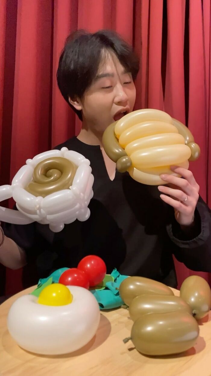 Meet Jiwon Lee: The Balloon Artist Crafting Mouth-Watering Culinary Creations (44 Pics)