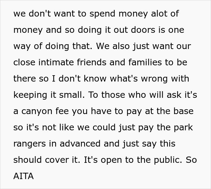 Guests Told To Pay $10 Entry Fee And Bring Chairs To Ridiculously Cheap Wedding, Call Couple Out