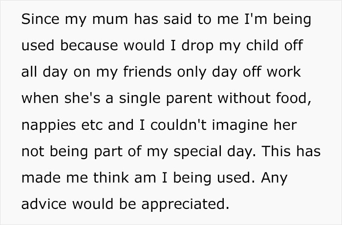 Woman Asks The Internet If She’s Being Used As A Free Babysitter, Gets A Harsh Reality Check Woman Asks The Internet If She’s Being Used As A Free Babysitter, Gets A Harsh Reality Check